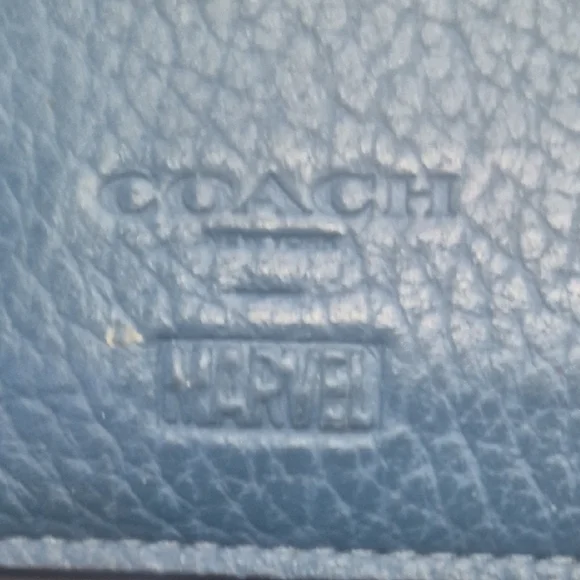 Coach Red Leather Wallet with Spider-Man Design - Picture 2 of 2